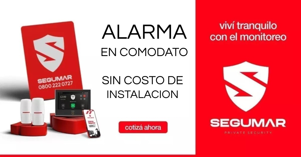 Promoción especial kit de alarma en comodato sin costo de instalación